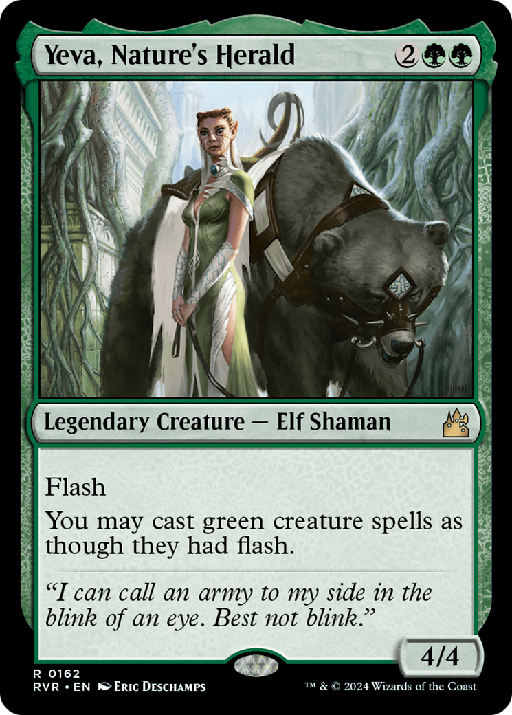Yeva, Nature's Herald [Ravnica Remastered] | Jomio and Rueliete's Cards and Comics