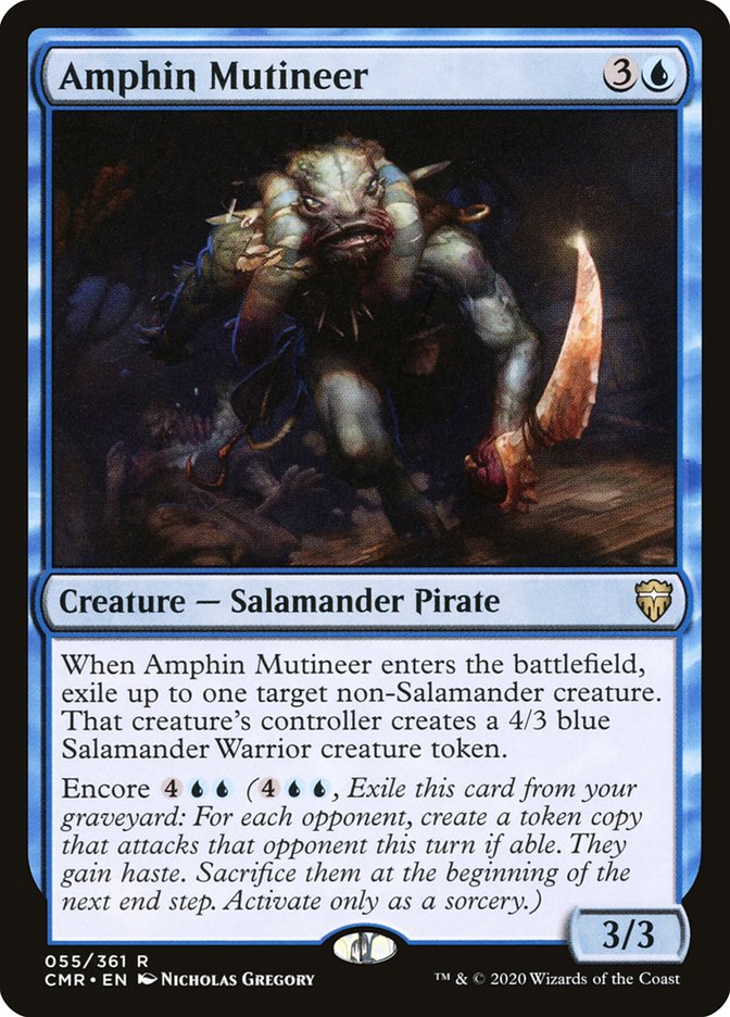 Amphin Mutineer [Commander Legends] | Jomio and Rueliete's Cards and Comics