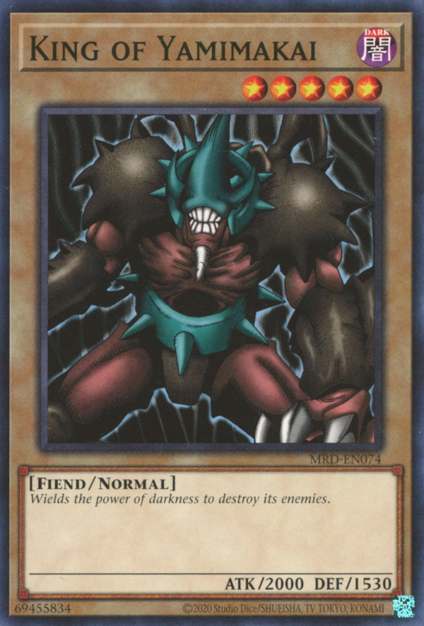 King of Yamimakai [MRD-EN074] Common | Jomio and Rueliete's Cards and Comics