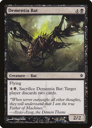 Dementia Bat [New Phyrexia] | Jomio and Rueliete's Cards and Comics