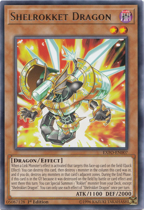 Shelrokket Dragon [EXFO-EN007] Rare | Jomio and Rueliete's Cards and Comics