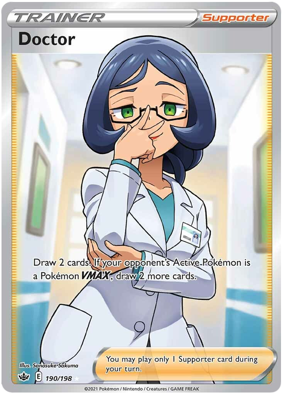 Doctor (190/198) [Sword & Shield: Chilling Reign] | Jomio and Rueliete's Cards and Comics