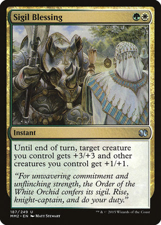 Sigil Blessing [Modern Masters 2015] | Jomio and Rueliete's Cards and Comics