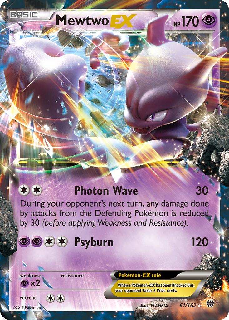Mewtwo EX (61/162) [XY: BREAKthrough] | Jomio and Rueliete's Cards and Comics