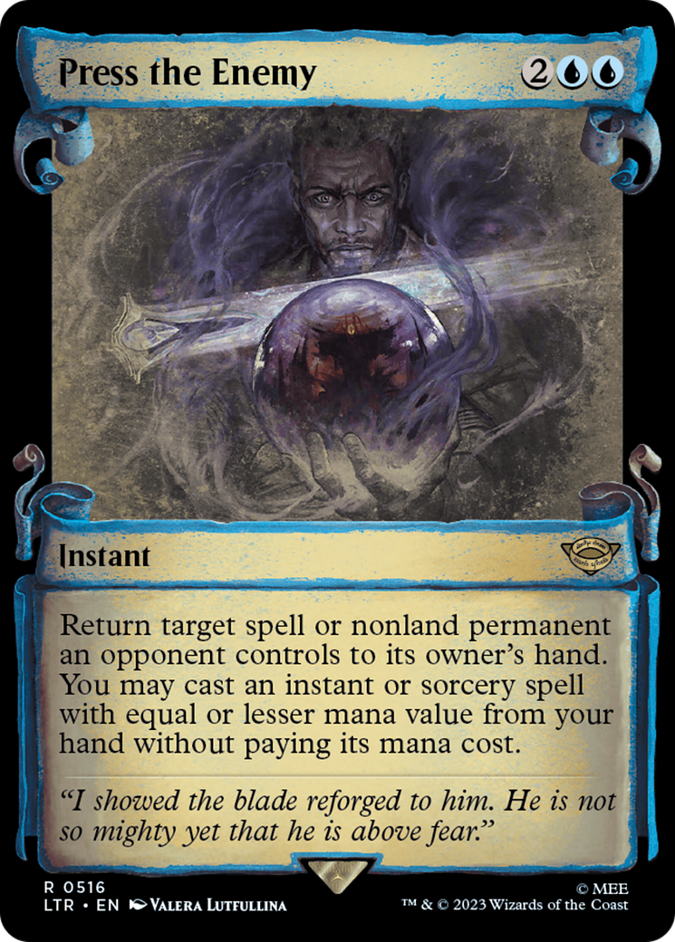 Press the Enemy [The Lord of the Rings: Tales of Middle-Earth Showcase Scrolls] | Jomio and Rueliete's Cards and Comics