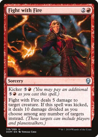 Fight with Fire [Dominaria] | Jomio and Rueliete's Cards and Comics