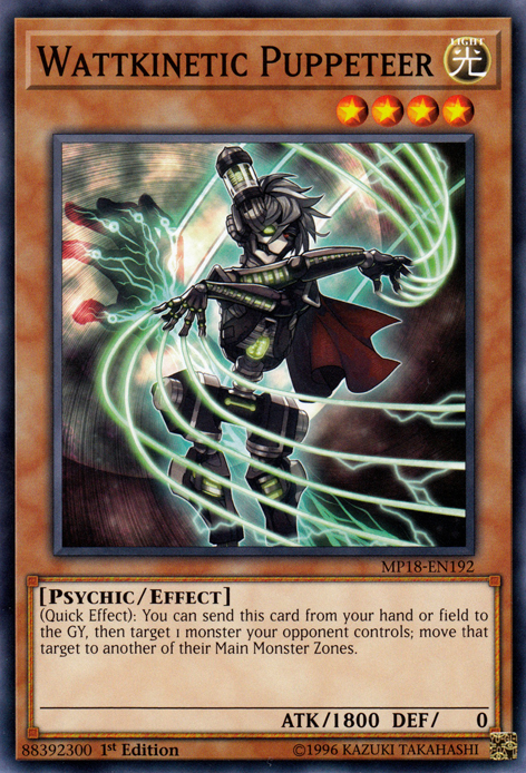 Wattkinetic Puppeteer [MP18-EN192] Common | Jomio and Rueliete's Cards and Comics