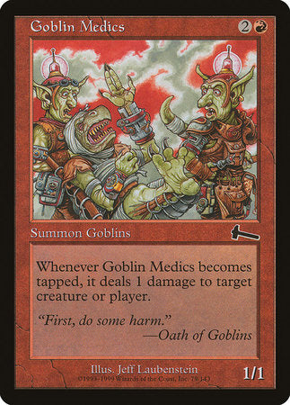 Goblin Medics [Urza's Legacy] | Jomio and Rueliete's Cards and Comics