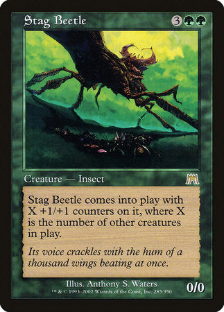 Stag Beetle [Onslaught] | Jomio and Rueliete's Cards and Comics