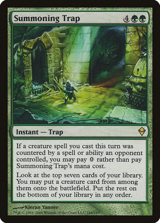 Summoning Trap [Zendikar] | Jomio and Rueliete's Cards and Comics