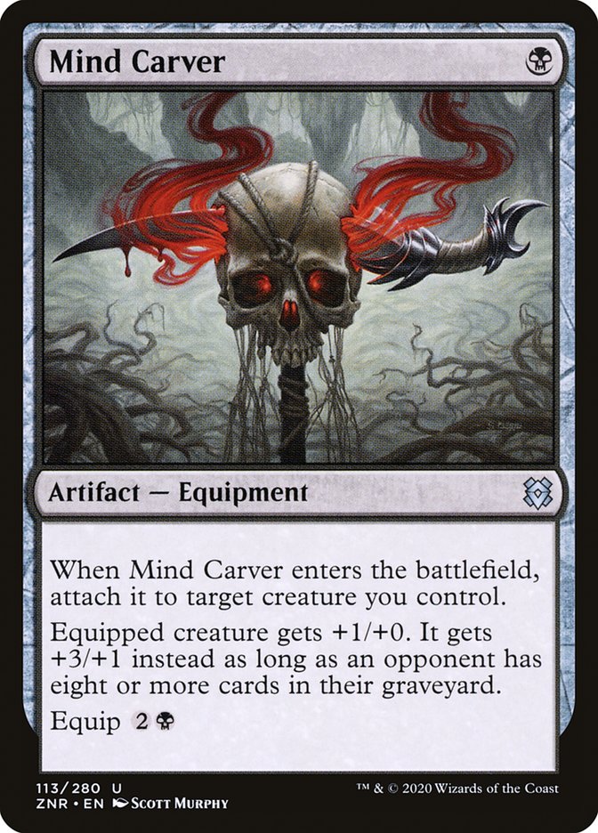 Mind Carver [Zendikar Rising] | Jomio and Rueliete's Cards and Comics