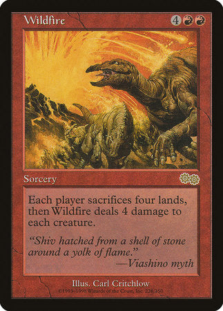 Wildfire [Urza's Saga] | Jomio and Rueliete's Cards and Comics