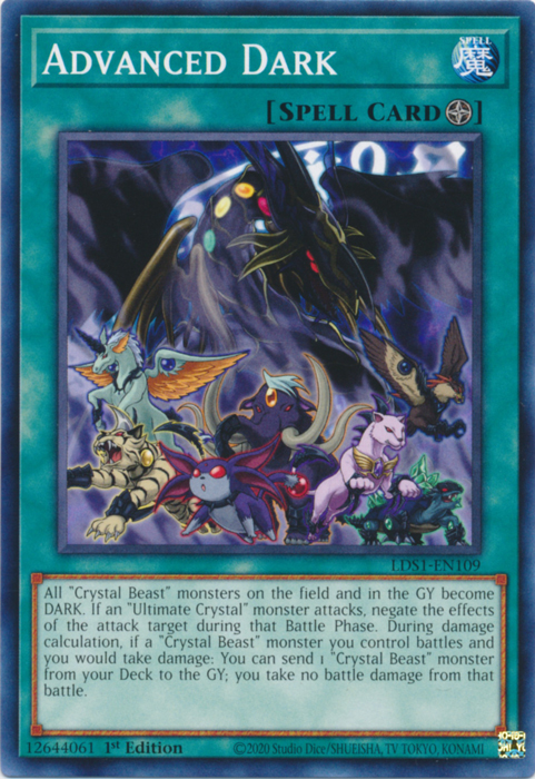 Advanced Dark [LDS1-EN109] Common | Jomio and Rueliete's Cards and Comics