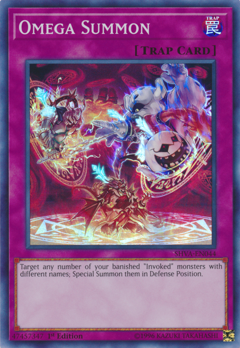 Omega Summon [SHVA-EN044] Super Rare | Jomio and Rueliete's Cards and Comics
