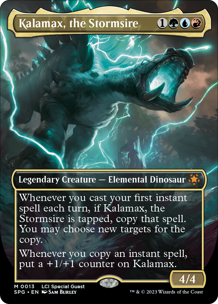 Kalamax, the Stormsire (Borderless) [The Lost Caverns of Ixalan Special Guests] | Jomio and Rueliete's Cards and Comics