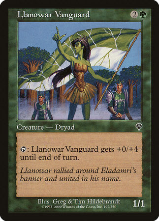 Llanowar Vanguard [Invasion] | Jomio and Rueliete's Cards and Comics