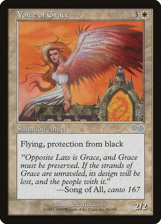 Voice of Grace [Urza's Saga] | Jomio and Rueliete's Cards and Comics