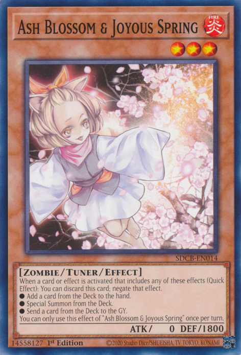 Ash Blossom & Joyous Spring [SDCB-EN014] Common | Jomio and Rueliete's Cards and Comics