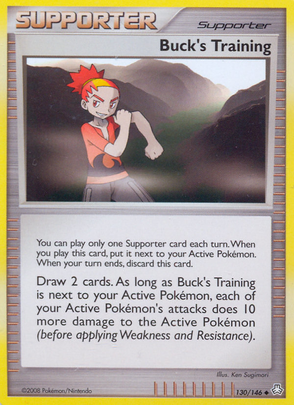 Buck's Training (130/146) [Diamond & Pearl: Legends Awakened] | Jomio and Rueliete's Cards and Comics