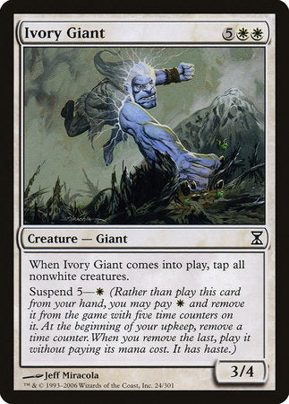 Ivory Giant [Time Spiral] | Jomio and Rueliete's Cards and Comics