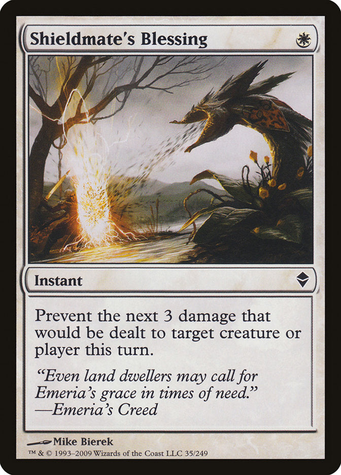 Shieldmate's Blessing [Zendikar] | Jomio and Rueliete's Cards and Comics