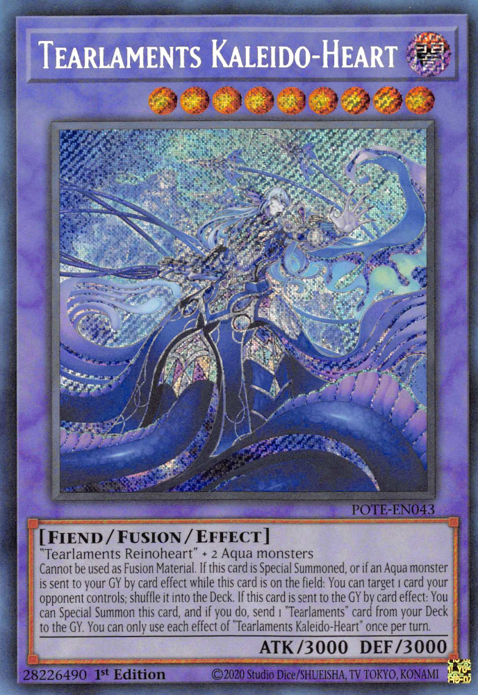 Tearlaments Kaleido-Heart [POTE-EN043] Secret Rare | Jomio and Rueliete's Cards and Comics
