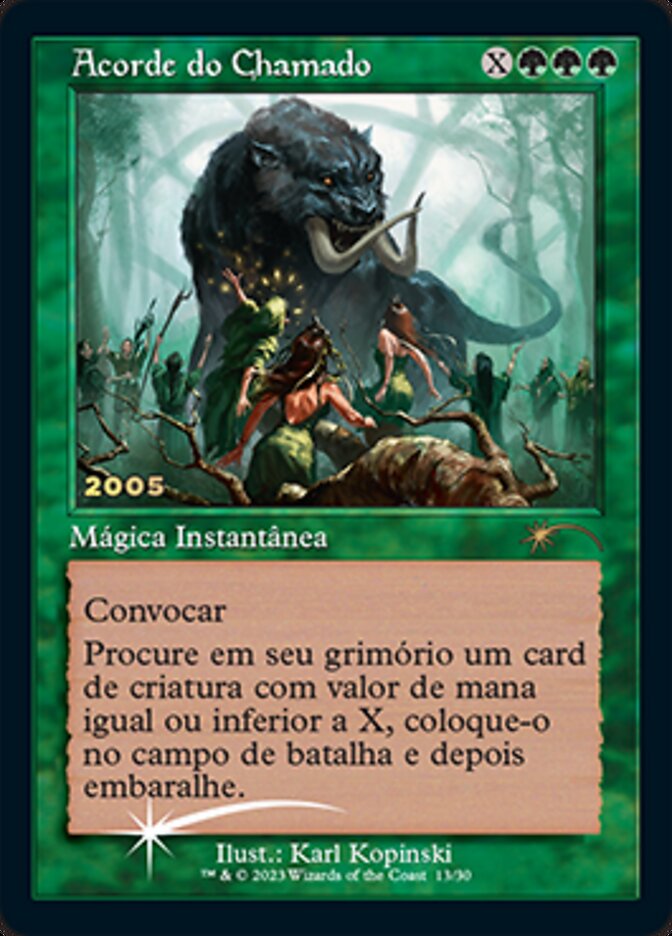 Acordo do Chamado (Chord of Calling) [30th Anniversary Promos] | Jomio and Rueliete's Cards and Comics