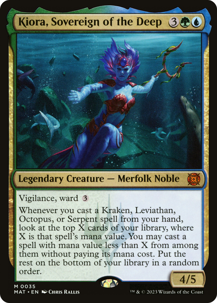 Kiora, Sovereign of the Deep [March of the Machine: The Aftermath] | Jomio and Rueliete's Cards and Comics