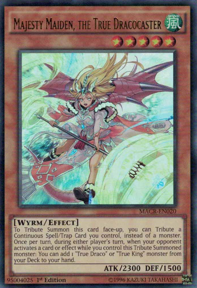 Majesty Maiden, the True Dracocaster [MACR-EN020] Ultra Rare | Jomio and Rueliete's Cards and Comics