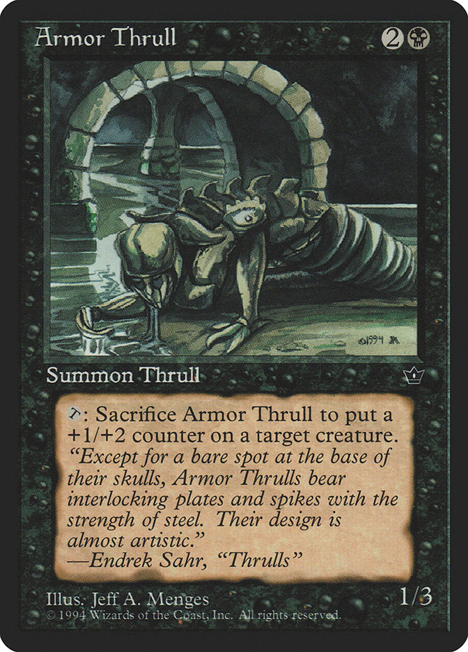 Armor Thrull (Jeff A. Menges) [Fallen Empires] | Jomio and Rueliete's Cards and Comics