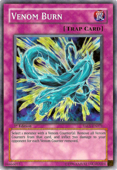 Venom Burn [TAEV-EN071] Common | Jomio and Rueliete's Cards and Comics
