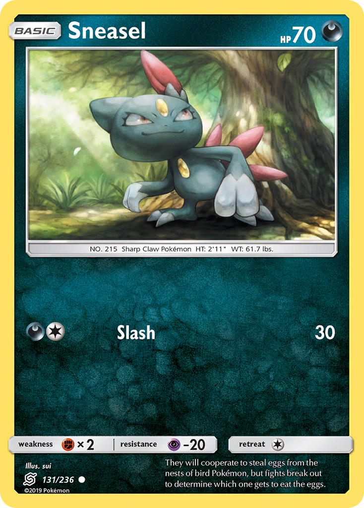 Sneasel (131/236) [Sun & Moon: Unified Minds] | Jomio and Rueliete's Cards and Comics