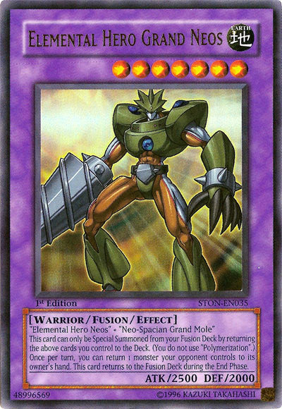 Elemental Hero Grand Neos [STON-EN035] Ultra Rare | Jomio and Rueliete's Cards and Comics