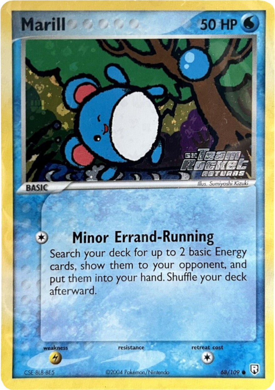 Marill (68/109) (Stamped) [EX: Team Rocket Returns] | Jomio and Rueliete's Cards and Comics
