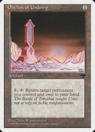 Obelisk of Undoing [Chronicles] | Jomio and Rueliete's Cards and Comics