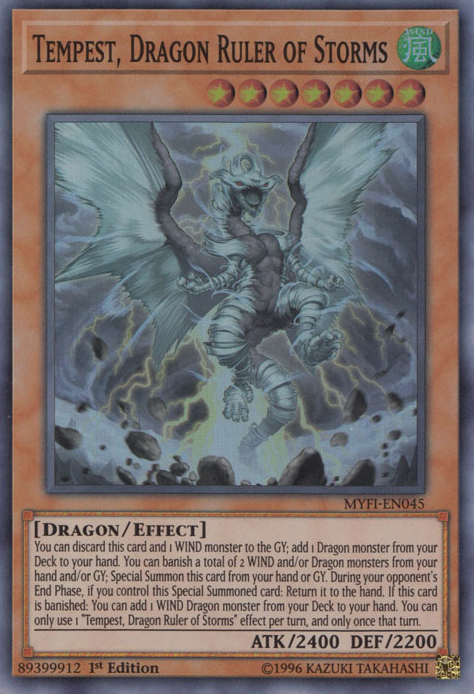 Tempest, Dragon Ruler of Storms [MYFI-EN045] Super Rare | Jomio and Rueliete's Cards and Comics