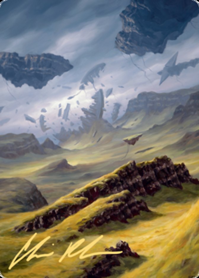 Plains 3 Art Card (Gold-Stamped Signature) [Zendikar Rising Art Series] | Jomio and Rueliete's Cards and Comics