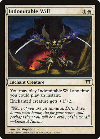 Indomitable Will [Champions of Kamigawa] | Jomio and Rueliete's Cards and Comics