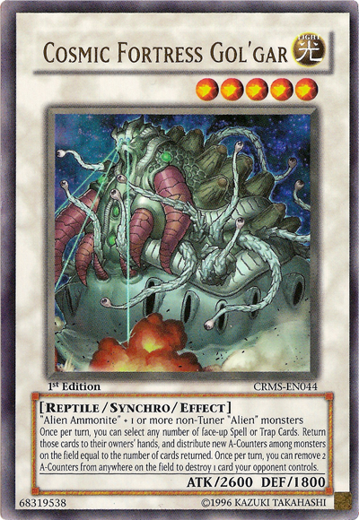 Cosmic Fortress Gol'Gar [CRMS-EN044] Ultra Rare | Jomio and Rueliete's Cards and Comics