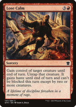 Lose Calm [Dragons of Tarkir] | Jomio and Rueliete's Cards and Comics