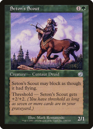 Seton's Scout [Torment] | Jomio and Rueliete's Cards and Comics