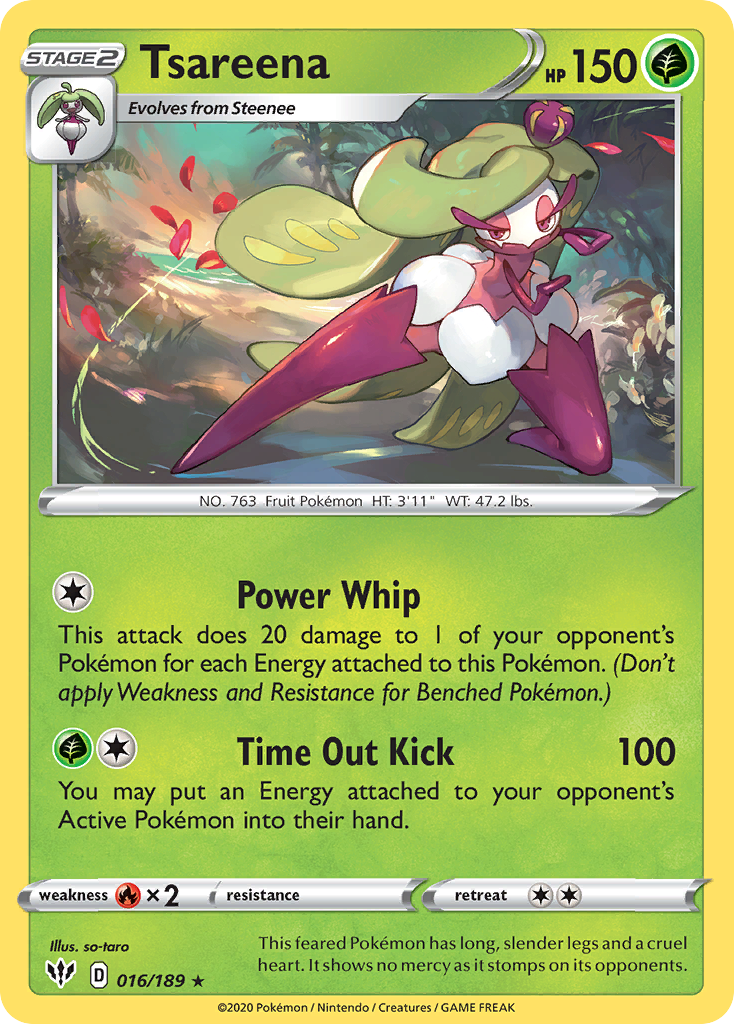 Tsareena (016/189) [Sword & Shield: Darkness Ablaze] | Jomio and Rueliete's Cards and Comics