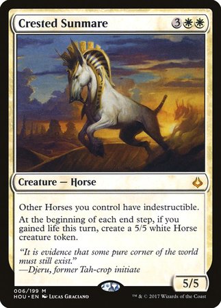 Crested Sunmare [Hour of Devastation] | Jomio and Rueliete's Cards and Comics