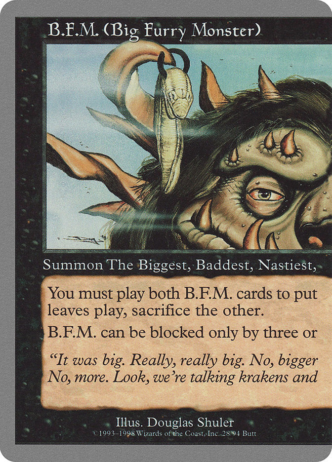 B.F.M. (Big Furry Monster) (28/94) [Unglued] | Jomio and Rueliete's Cards and Comics
