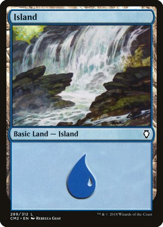 Island (289) [Commander Anthology Volume II] | Jomio and Rueliete's Cards and Comics