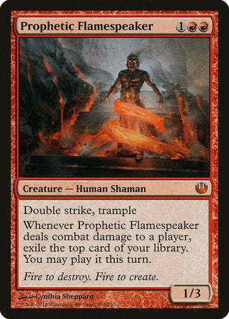 Prophetic Flamespeaker [Journey into Nyx] | Jomio and Rueliete's Cards and Comics