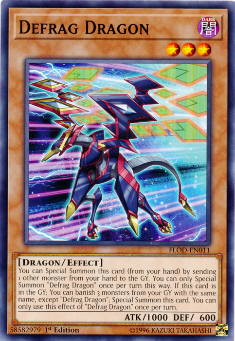 Defrag Dragon [FLOD-EN011] Common | Jomio and Rueliete's Cards and Comics