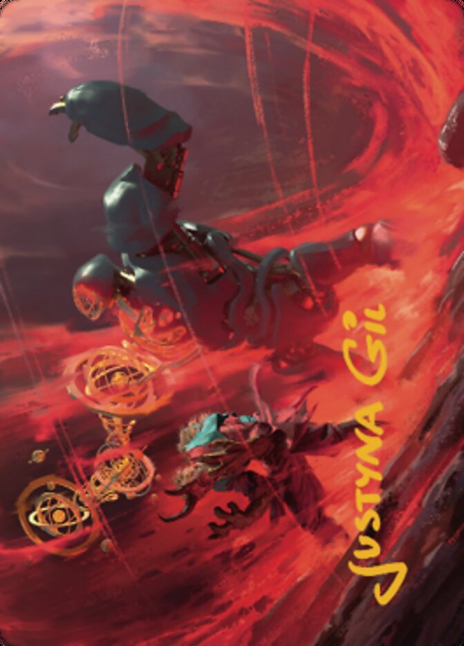 Twinferno Art Card (Gold-Stamped Signature) [Dominaria United Art Series] | Jomio and Rueliete's Cards and Comics
