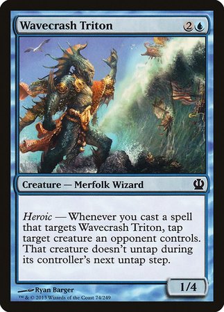Wavecrash Triton [Theros] | Jomio and Rueliete's Cards and Comics