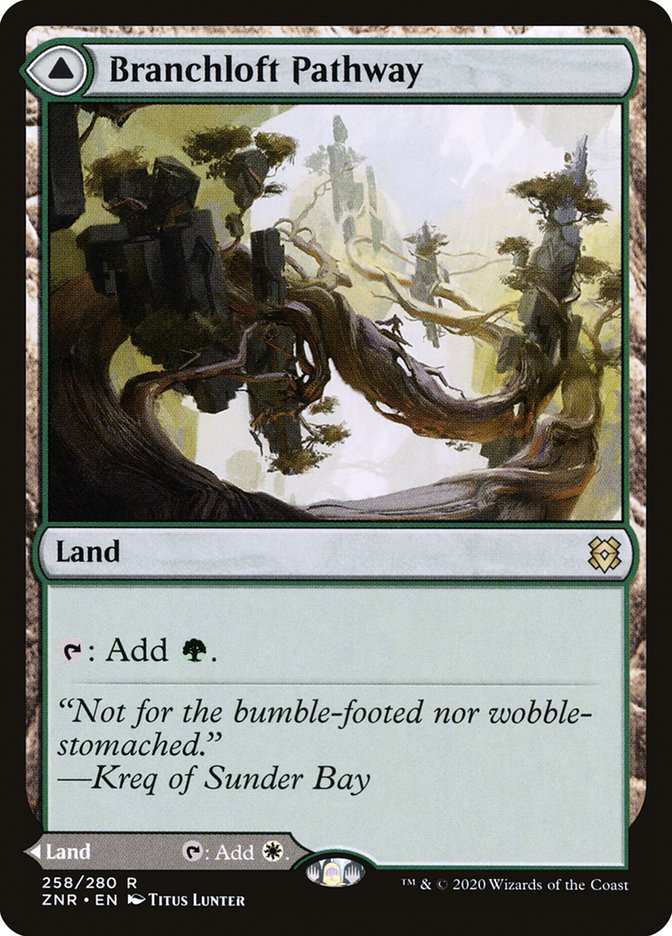 Branchloft Pathway // Boulderloft Pathway [Zendikar Rising] | Jomio and Rueliete's Cards and Comics